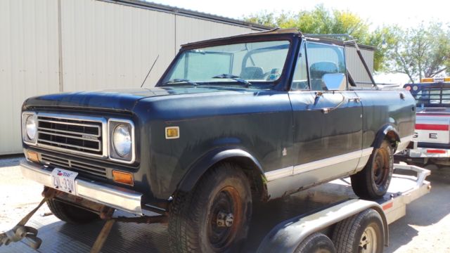 1979 INTERNATIONAL SCOUT II, 4X4 CONVERTIBLE, RUNS AND DRIVES, TEXAS TRUCK 1979 International Harvester Scout