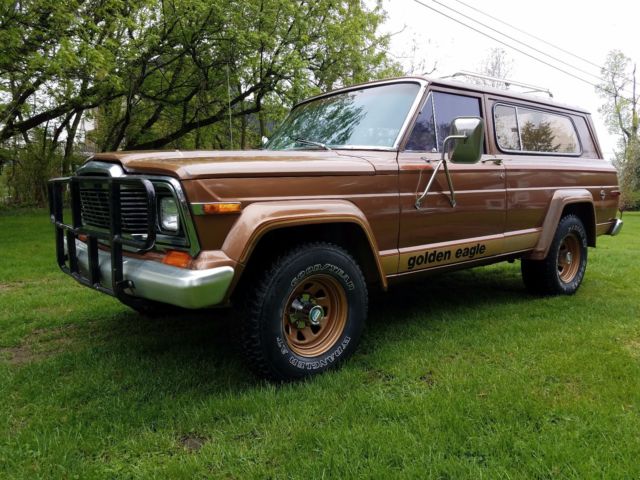 1979 Jeep Cherokee Golden Eagle Barn Find Survivor Two Door 1979 Jeep Cherokee Golden Eagle