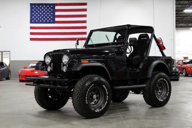 1979 Jeep CJ-5 1849 Miles BLACK Convertible 258ci I6 3 Speed Manual 1979 Jeep CJ --