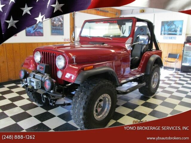 1979 Jeep CJ-5 Manual 4WD V8 5.0L Gasoline 1979 Jeep CJ