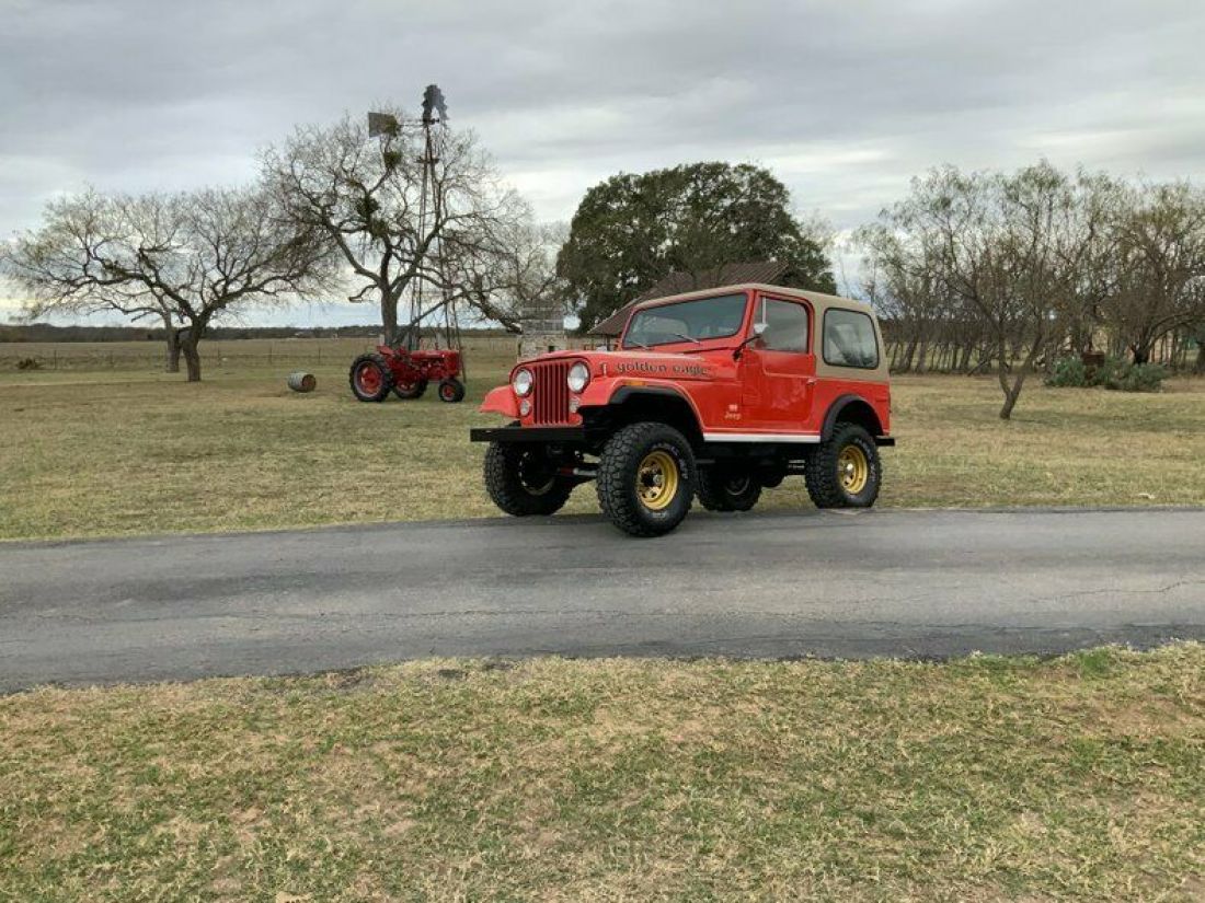 1979 Jeep CJ 7 Hardtop Levis 6 cyl auto nice paint - photo 11