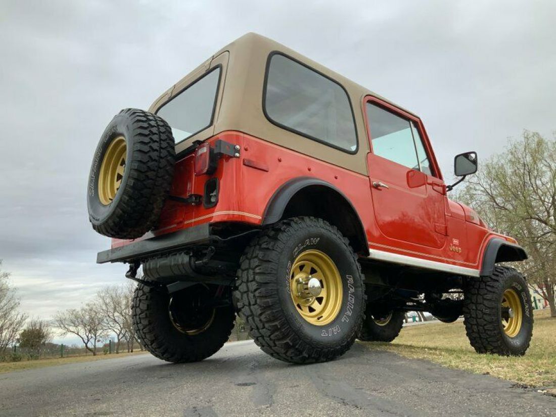 1979 Jeep CJ 7 Hardtop Levis 6 cyl auto nice paint - photo 5