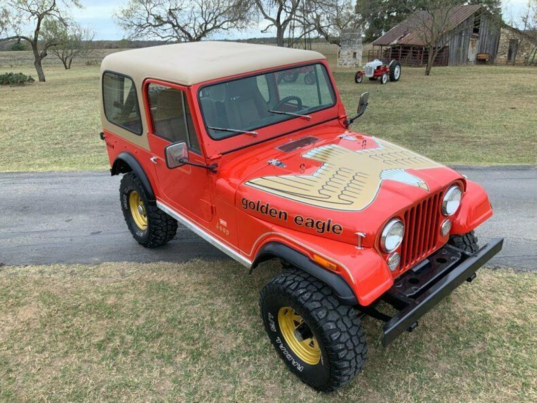 1979 Jeep CJ 7 Hardtop Levis 6 cyl auto nice paint - photo 7