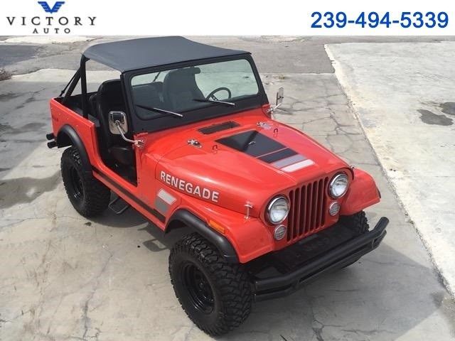 1979 Jeep CJ-7 Renegade 1 Miles Red 4.2L / 258 3 Speed 1979 Jeep CJ Renegade