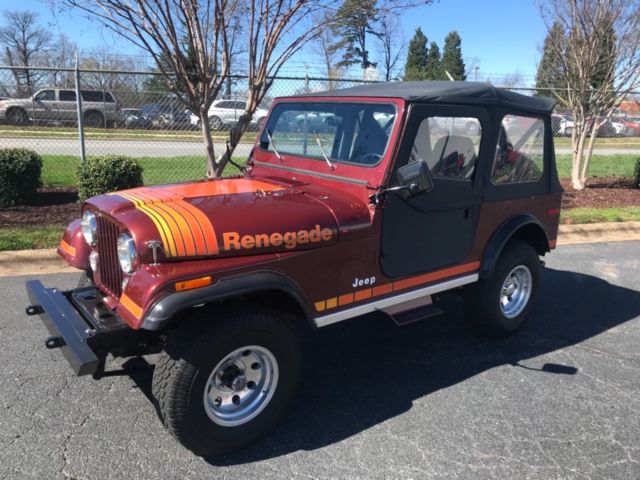 1979 Jeep CJ-7 Renegade V8 3-Speed 4X4 V8 304 1979 Jeep CJ Renegade V8