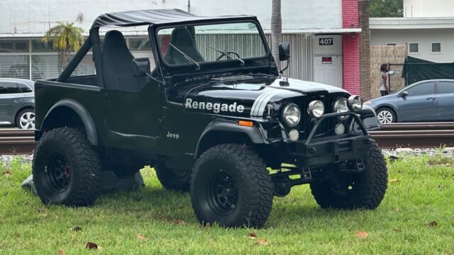 1979 Jeep CJ-7 SUV Black AWD Manual Renegade 1979 Jeep CJ-7 Renegade