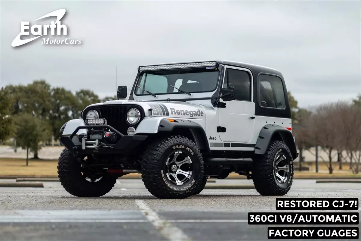 1979 Jeep CJ-7 V8 Custom 4X4 Ground Up Build 1111 Miles Silver SUV 1979 Jeep CJ V8 Custom 4X4 Ground Up Build