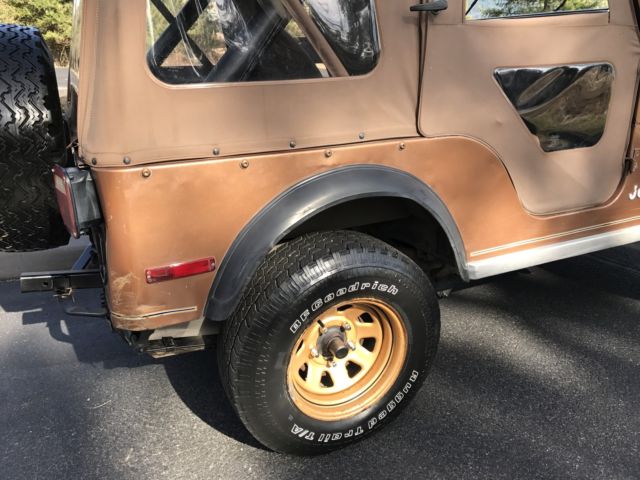 1979 Jeep CJ 5 Golden Eagle w/ Original Window Sticker Survivor - photo 10
