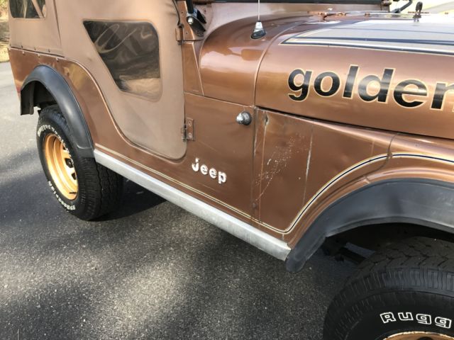 1979 Jeep CJ 5 Golden Eagle w/ Original Window Sticker Survivor - photo 11