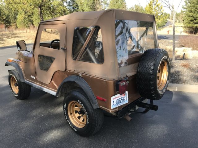 1979 Jeep CJ 5 Golden Eagle w/ Original Window Sticker Survivor - photo 3
