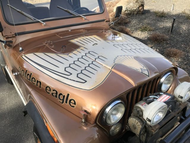 1979 Jeep CJ 5 Golden Eagle w/ Original Window Sticker Survivor - photo 7