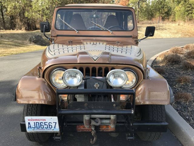 1979 Jeep CJ 5 Golden Eagle w/ Original Window Sticker Survivor - photo 8