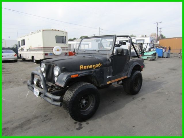 1979 Jeep CJ5 Renegade 8-Cylinder Gas Manual NO RESERVE 1979 Jeep Renegade