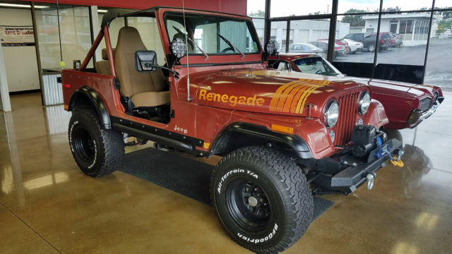 1979 Jeep CJ7 Renegade, NO RESERVE, 6 cyl, T18 trans, Runs great, looks cool 1979 Jeep CJ