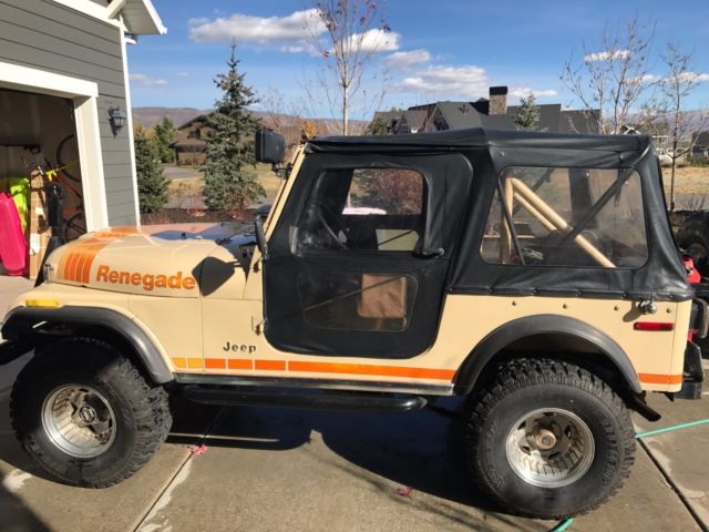 1979 Jeep CJ7 Renegade, original paint, 401 V8, air locker, like Land Cruiser 1979 Jeep CJ Renegade