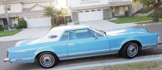 1979 Lincoln Continental Mark V 99K Miles All Orig Immaculate CA Car Clean Title 1979 Lincoln Continental
