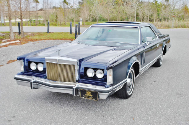 1979 Lincoln Continental Mark V Beautiful Collector Series Bucket Seats Console 1979 Lincoln Mark Series Continental Mark V Collector Series Low Reserve