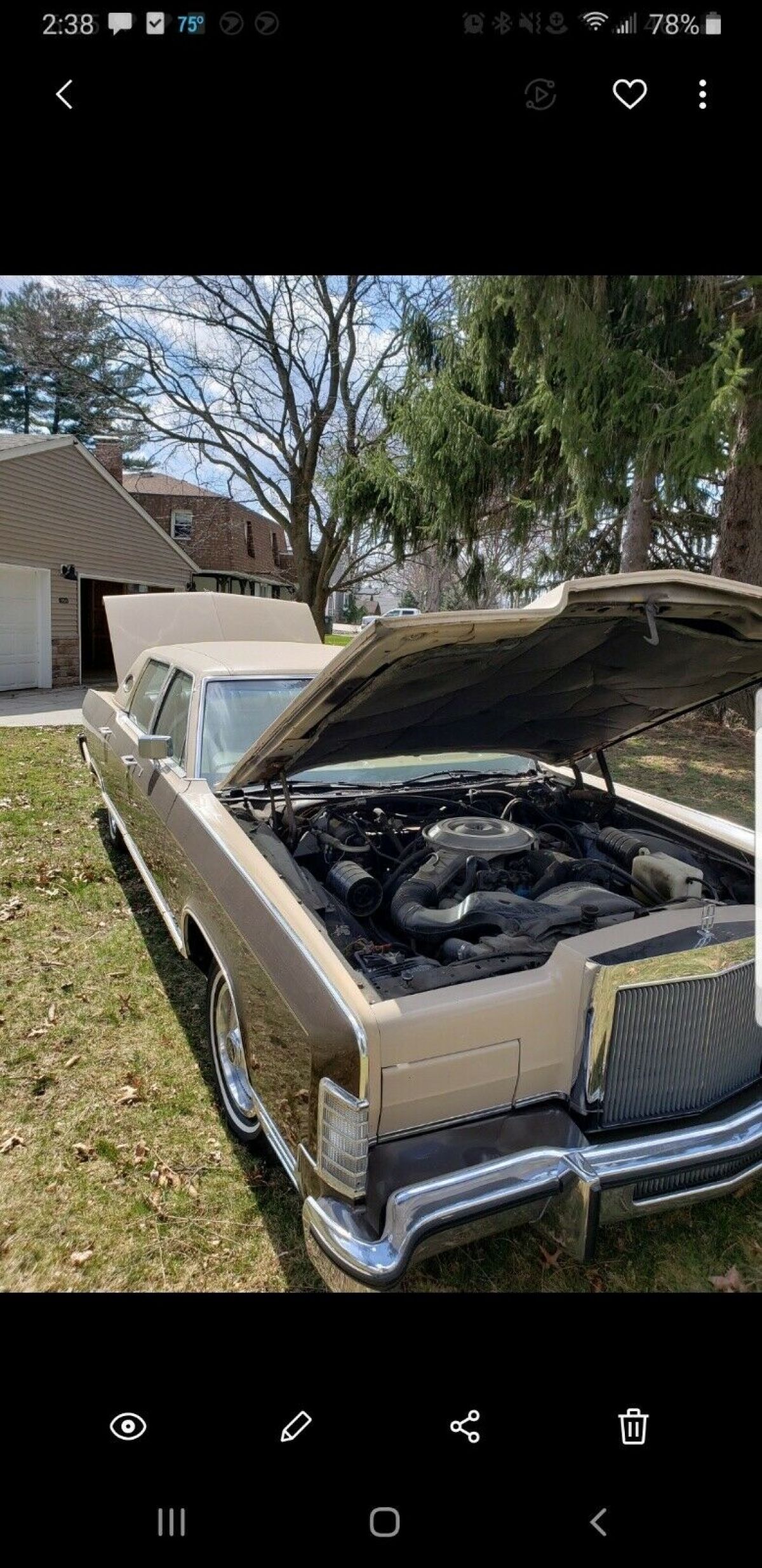 1979 Lincoln Continental brown - photo 2