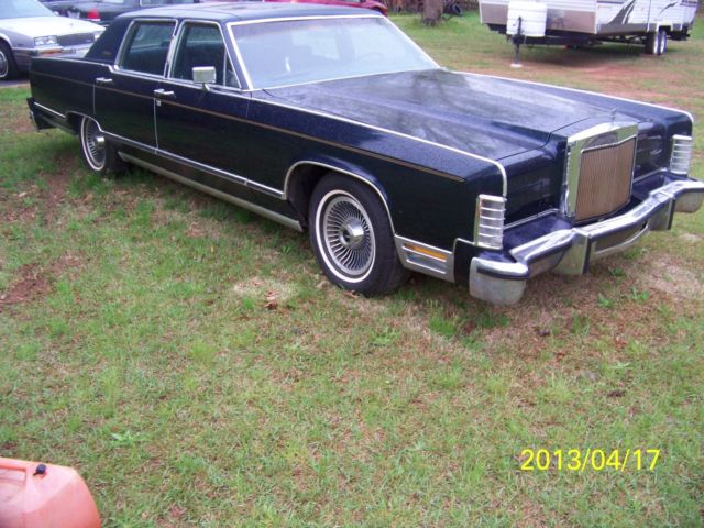 1979 Lincoln Continental Town Car Collectors Series 1979 Lincoln Continental