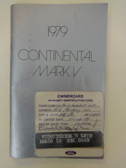 1979 Lincoln Mark Series Mark V - photo 12