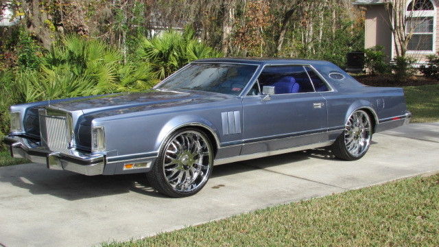 1979 lincoln mark v, FULL CUSTOM, 24'S,CUSTOM PAINT,SUNROOF DELETE,55K MILES !!! 1979 Lincoln Mark Series mark V