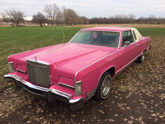 1979 LINCOLN TOWN COUPE PINK 1979 Lincoln Other town coupe