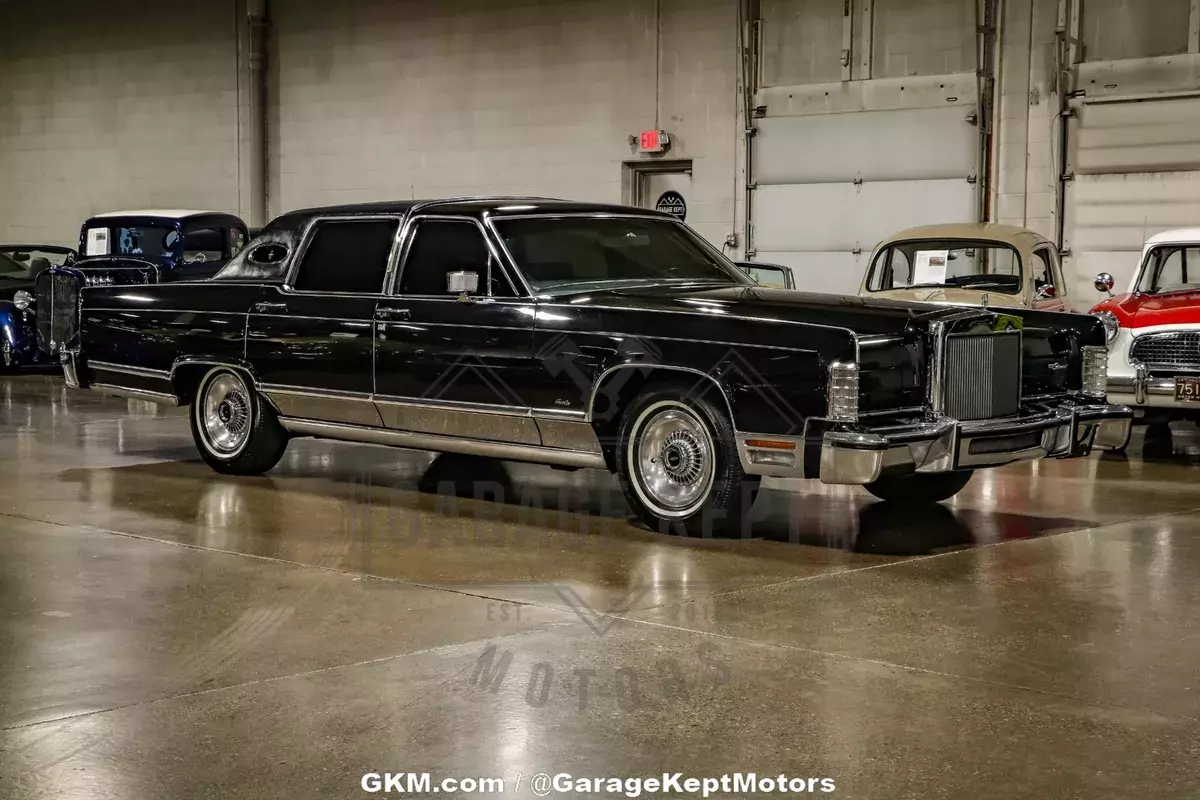 1979 Lincoln Towncar Black Sedan 400ci V8 48063 Miles 1979 Lincoln Towncar
