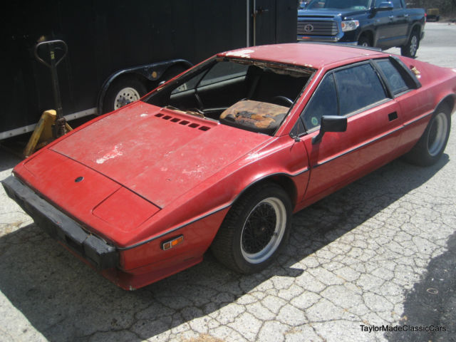 1979 Lotus Esprit S2 nearly complete project NO RESERVE! 1979 Lotus Esprit Series 2