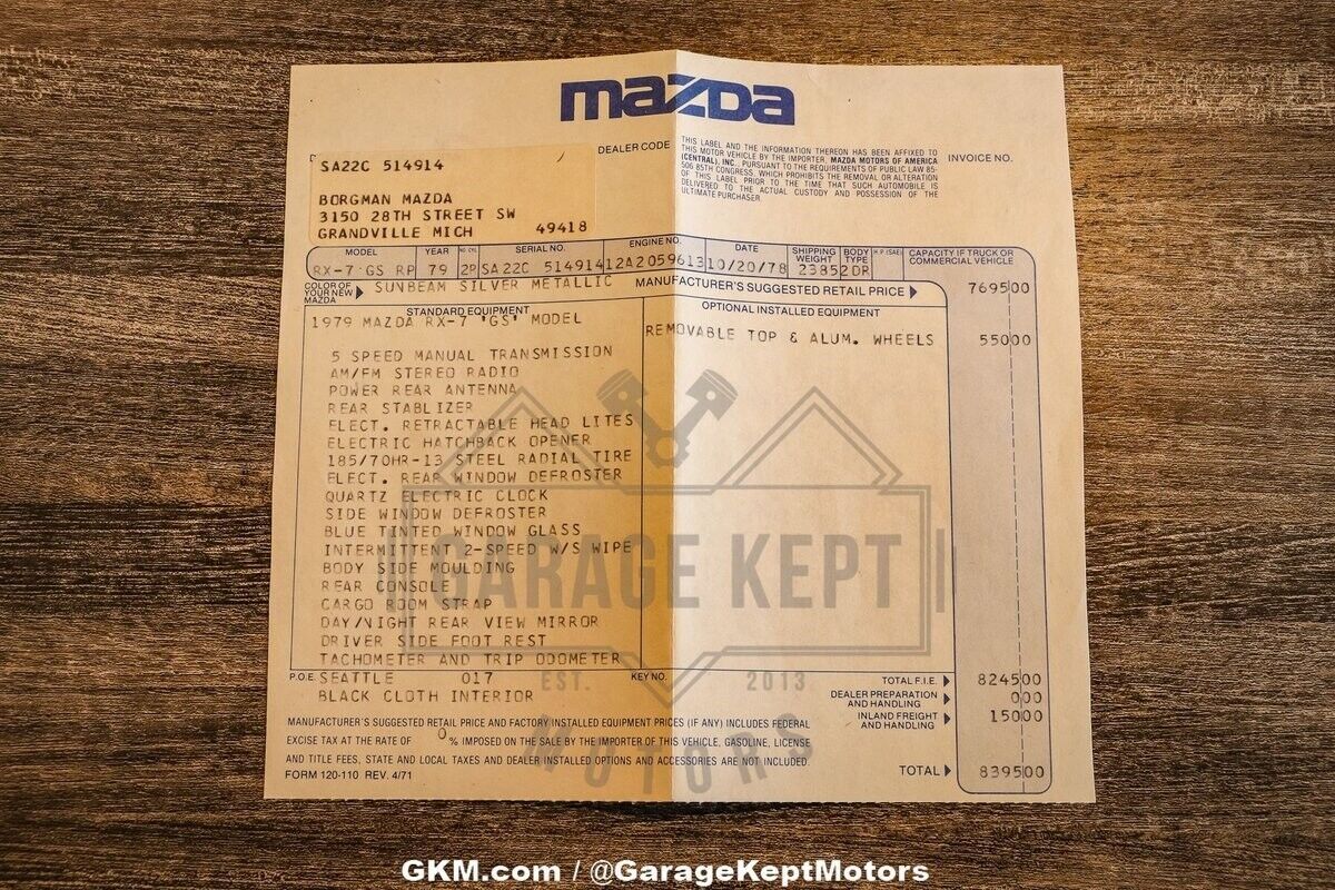 1979 Mazda RX-7 GS - photo 8