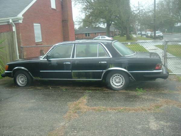 1979 MERCEDES 450 SEL for RESTORATION / PARTS $999 1979 Mercedes-Benz 400-Series chrome