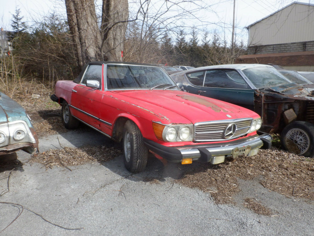 1979 Mercedes 450 SL convertible Parts Car 1979 Mercedes-Benz 400-Series