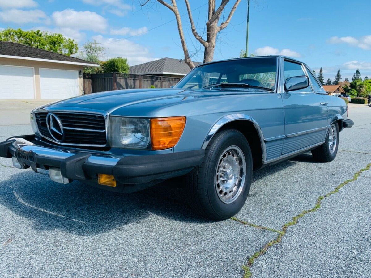 1979 Mercedes 450SL, Capri Blue with Blue interior - No rust - No Accidents 1979 Mercedes-Benz SL-Class 450SL