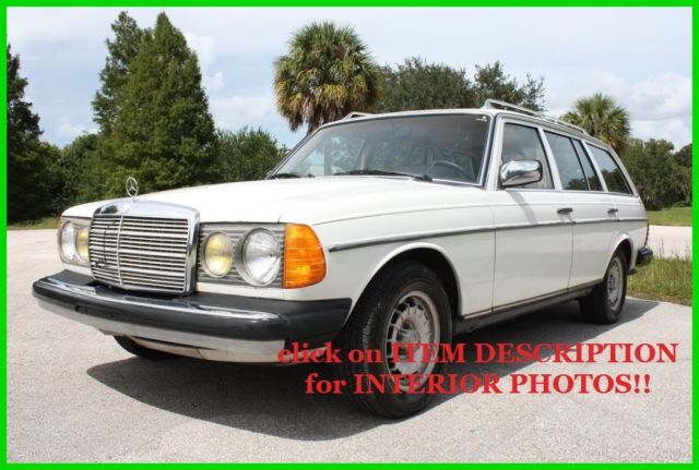 1979 MERCEDES-BENZ 300TD WAGON DIESEL W123 ORIGINAL FLORIDA NO RESERVE!! 1979 Mercedes-Benz 300-Series 300TD WAGON DIESEL W123 T-MODEL NO RESERVE!!