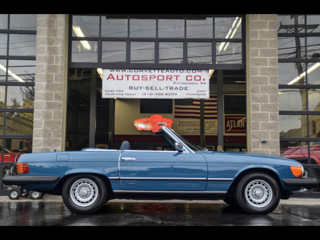 1979 Mercedes-Benz 450SL 51340 Miles Blue V8 275.8 CUI 180HP Automatic 1979 Mercedes-Benz SL-Class --
