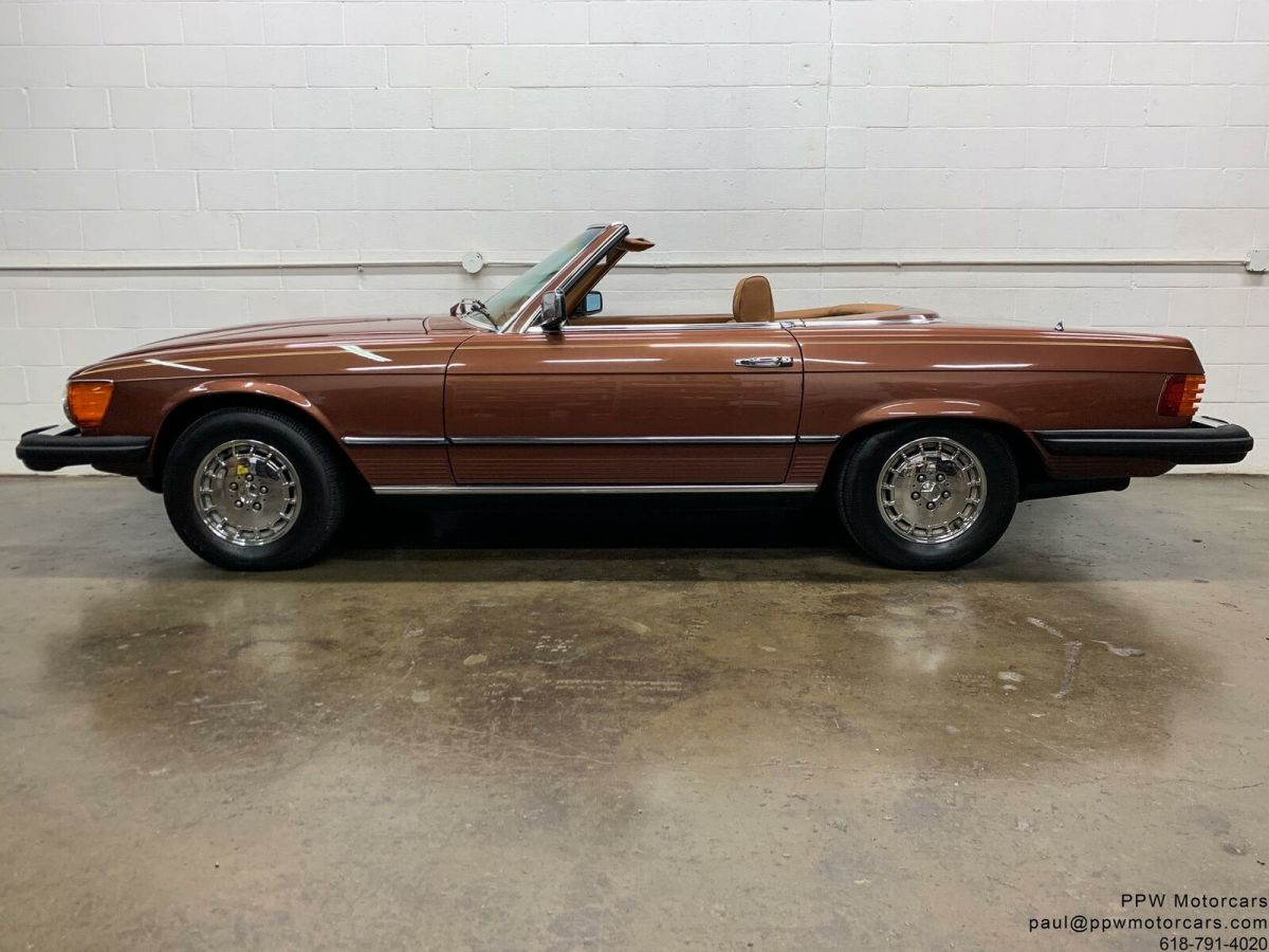 1979 Mercedes-Benz SL-Class 450SL 68,021 Miles Milan Brown Metallic Convertible 1979 Mercedes-Benz SL-Class 450SL