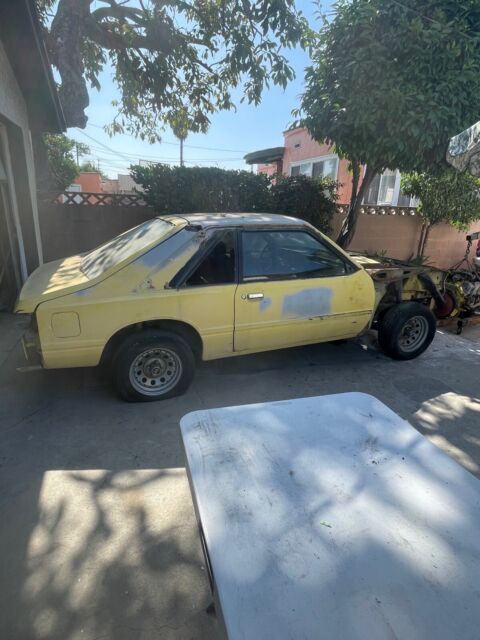 1979 Mercury Capri Hatchback Yellow RWD Automatic RS 1979 Mercury Capri RS