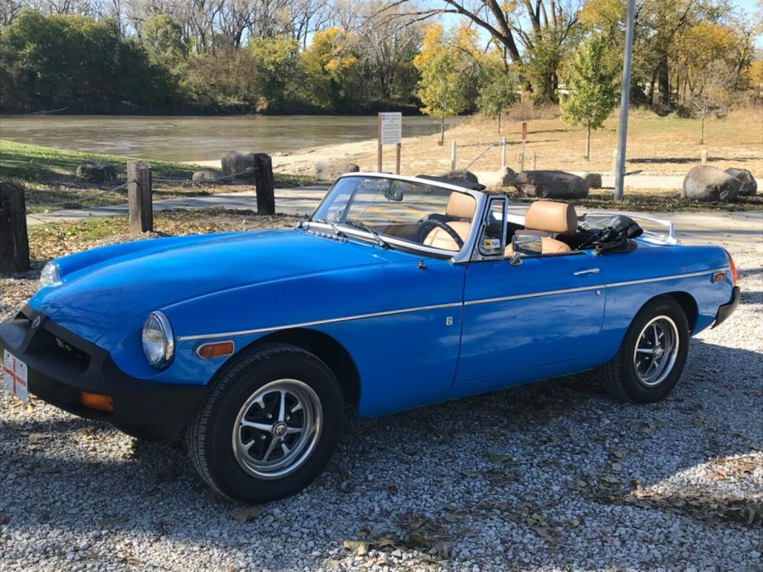 1979 MG B 59,103 Miles Blue Convertible 1.8L I4 4-Speed Manual 1979 MG MGB
