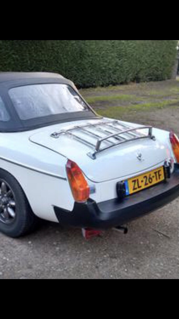 1979 MG B chrome roof rack - photo 3