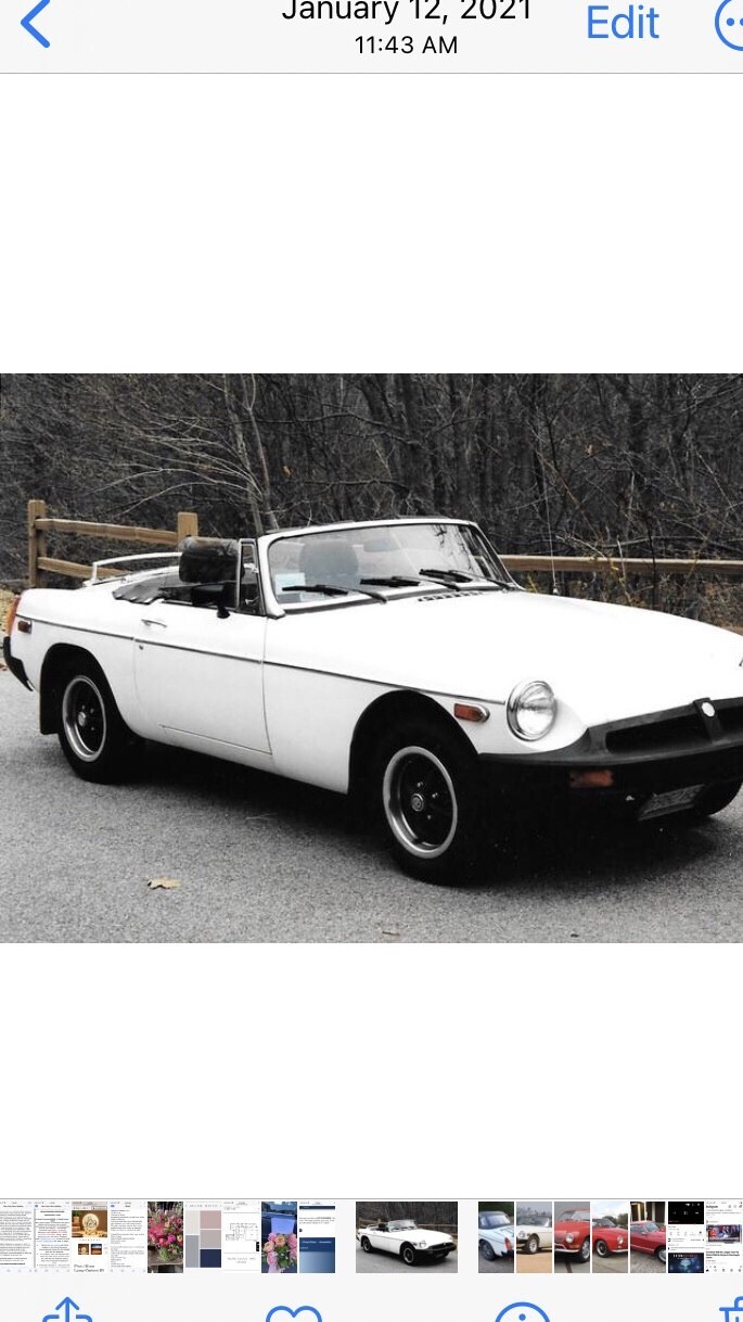 1979 MG B chrome roof rack - photo 4