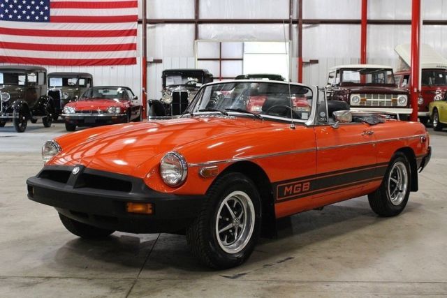 1979 MG MGB 15453 Miles Orange Convertible 4 Cylinder Manual 1979 MG MGB --