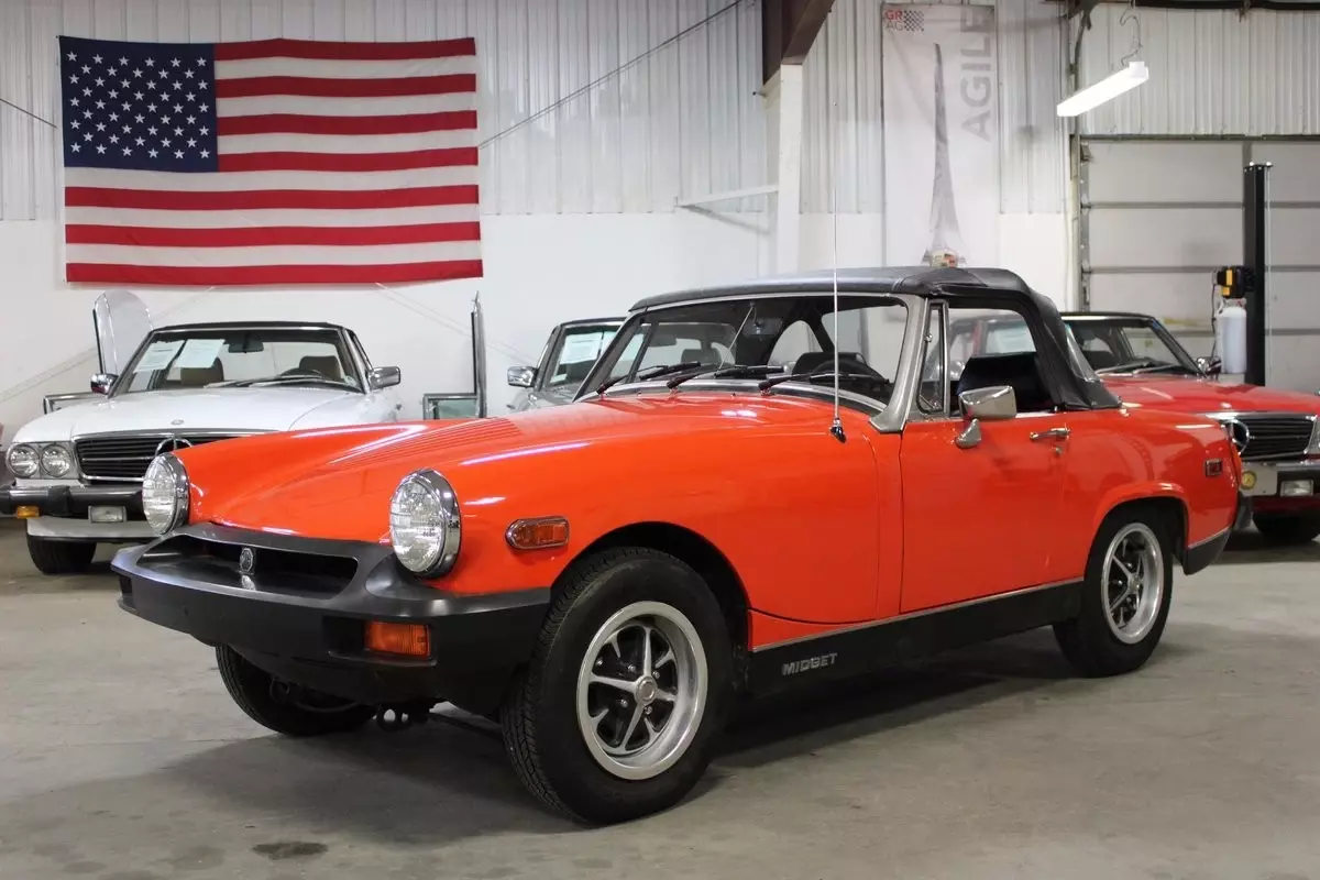 1979 MG Midget 14204 Miles Orange Convertible 1500cc 4cyl 4-Speed 1979 MG Midget