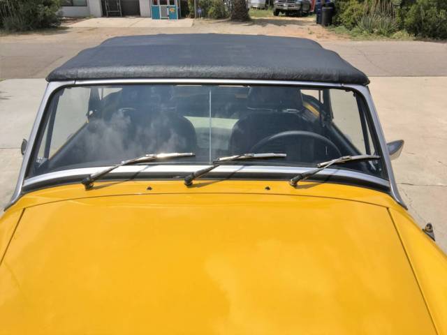 1979 MG Midget 4960 mile original Inca Yellow MG Midget The top h - photo 2