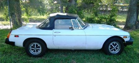 1979 MGB CLASSIC - White - Black Convertible Top - With A/C - Restored 1979 MG MGB