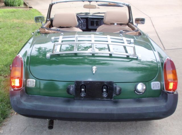 1979 MG MGB MK IV Convertible 2-Door 2-tone Green - photo 7