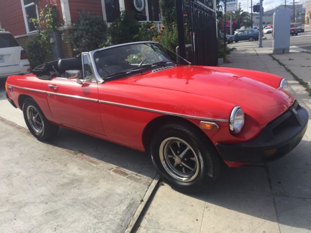 1979 MGB Red Convertible, newly restored! Drives GREAT! 1979 MG MGB