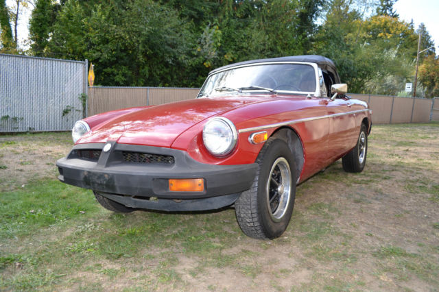 1979 MGB Roadster Convertible NO RESERVE, Nice Little Driver 1979 MG MGB