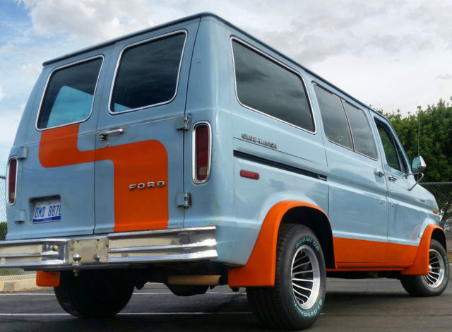 1978 Ford E-Series Van Gulf Oil Racing 70s Custom Van No Rust - photo 2