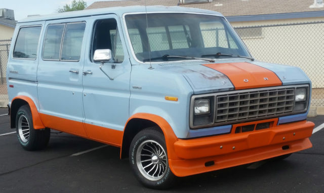 1978 Ford E-Series Van Gulf Oil Racing 70s Custom Van No Rust - photo 7