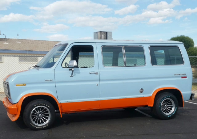 1978 Ford E-Series Van Gulf Oil Racing 70s Custom Van No Rust - photo 9