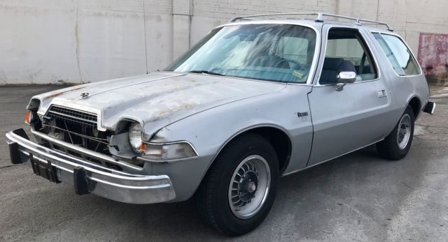 1979 Pacer WAGON A/T 69K Orig Mls NO RUST Baby Blue Int/Silver Ext NO RESERVE 1979 AMC Pacer WAGON